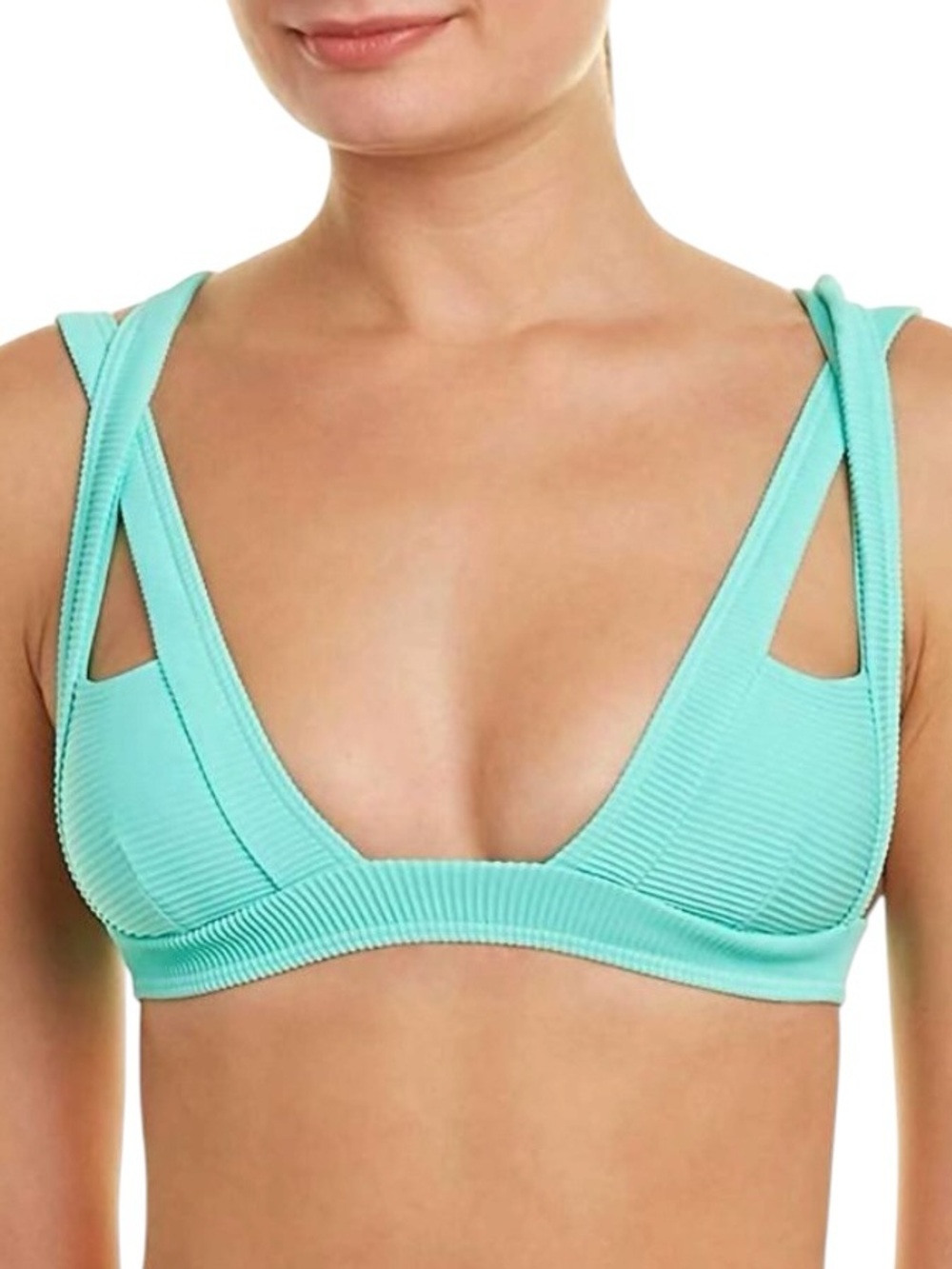Kopper and Zinc turquoise bikini, top size medium